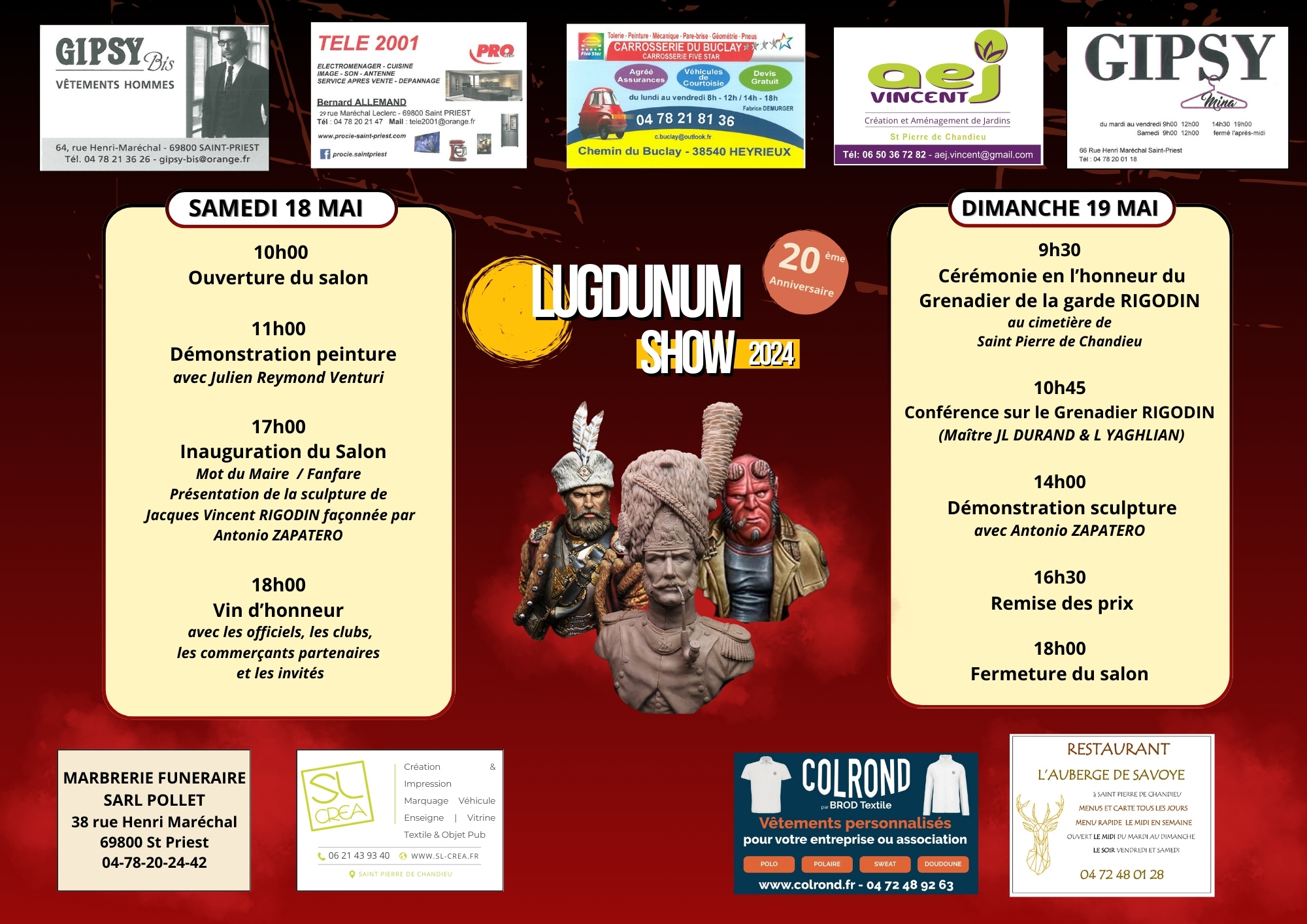 Lugdunum Show 2024 Programme