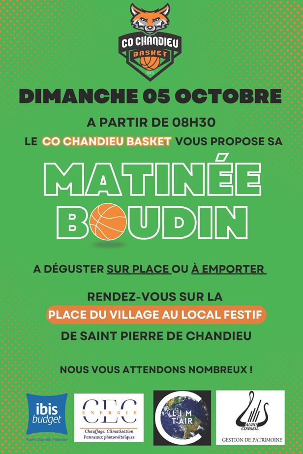 Matinée Boudin : CO Chandieu Basket