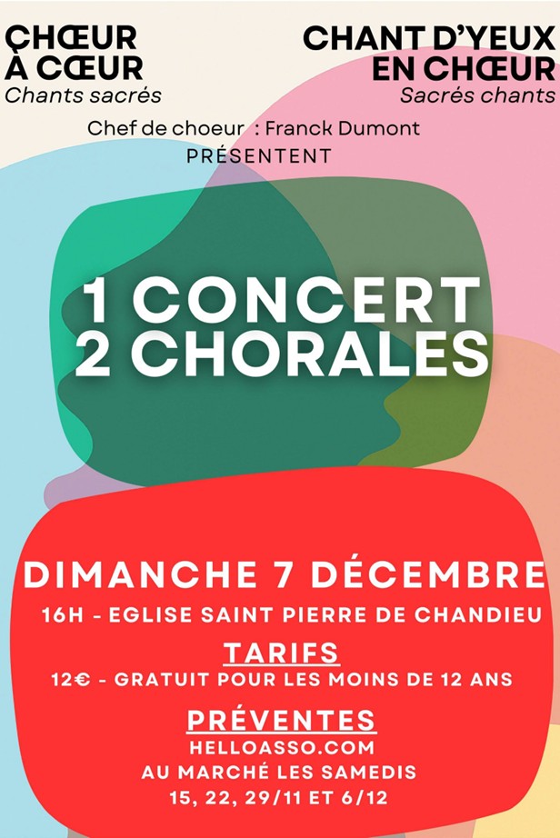Concert 2 Chorales : Chant d'Yeux en Chœur