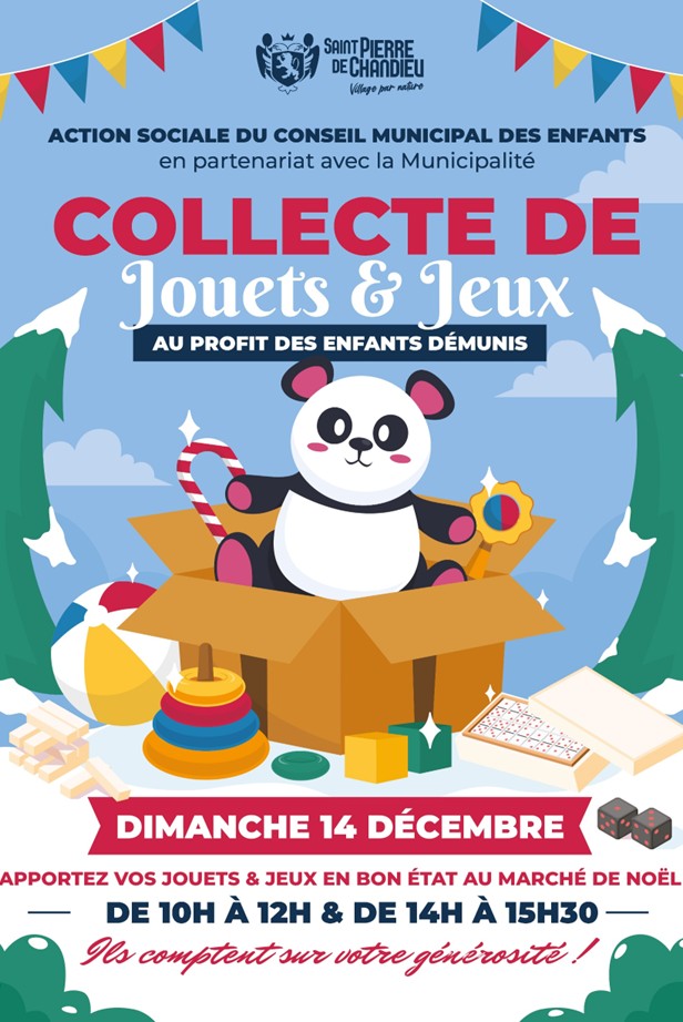 Collecte de jouets et jeux