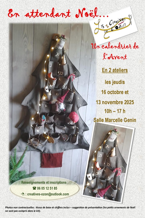 Calendrier de l'Avent : Les Créatives de l'Ozon