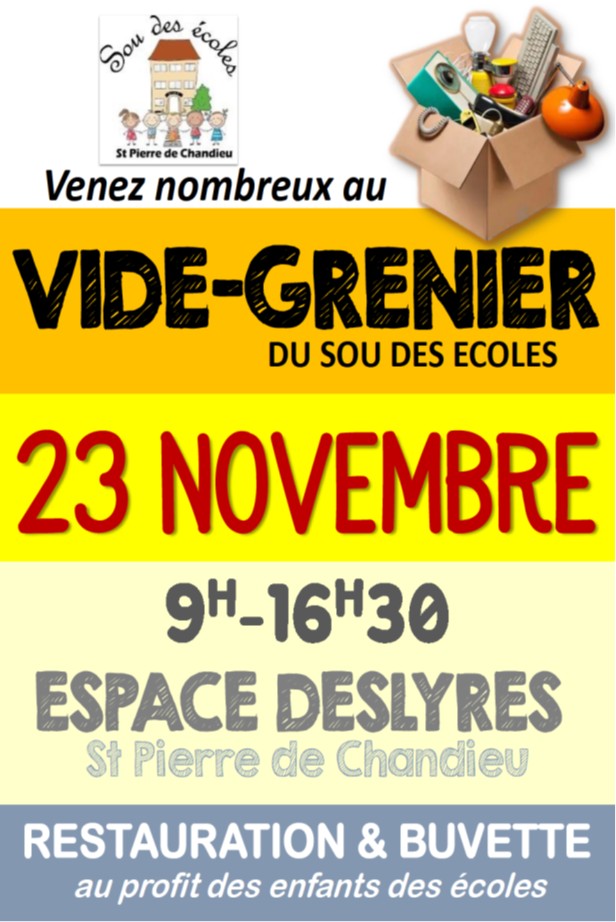 Vide-grenier du Sou des Ecoles