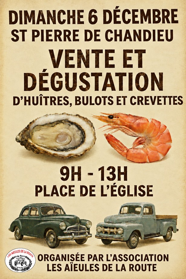 Vente Huîtres, bulots et crevettes : Les Aïeules de la Route