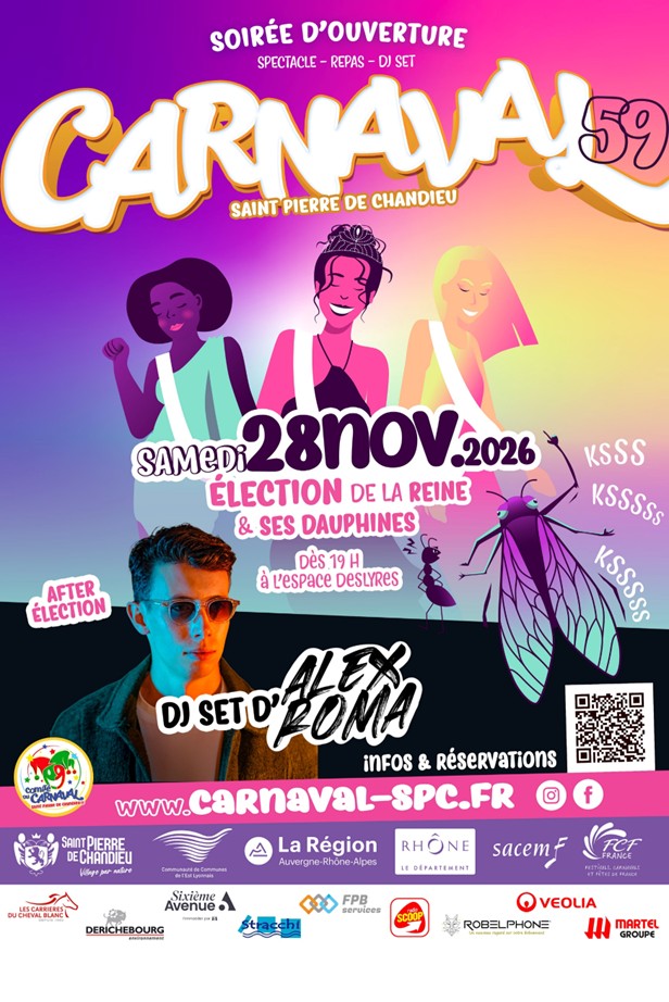 Carnaval 59 : Election de la reine & ses dauphines
