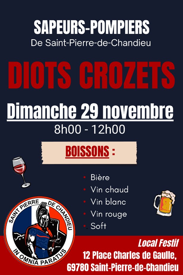 Diots Crozets : Sapeurs-Pompiers