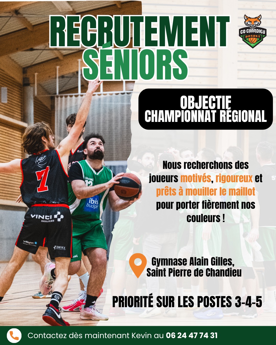 Recrutement Seniors
