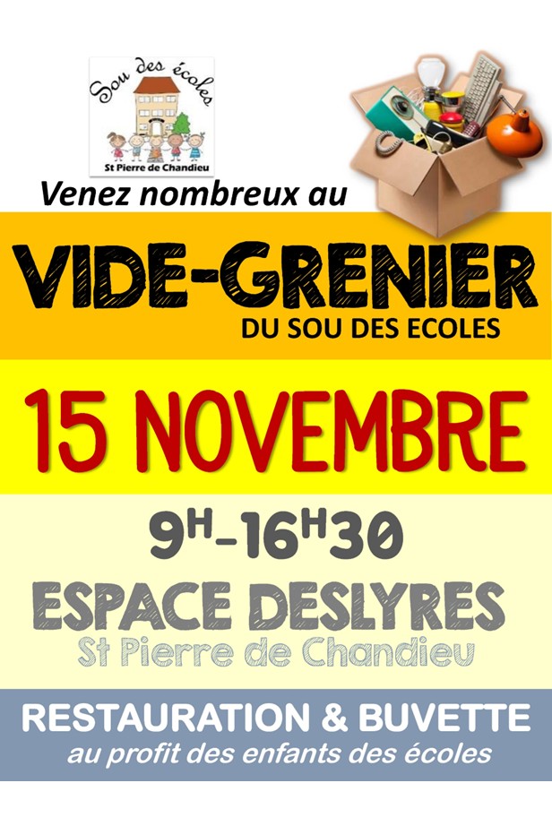 Vide-grenier du Sou des Ecoles