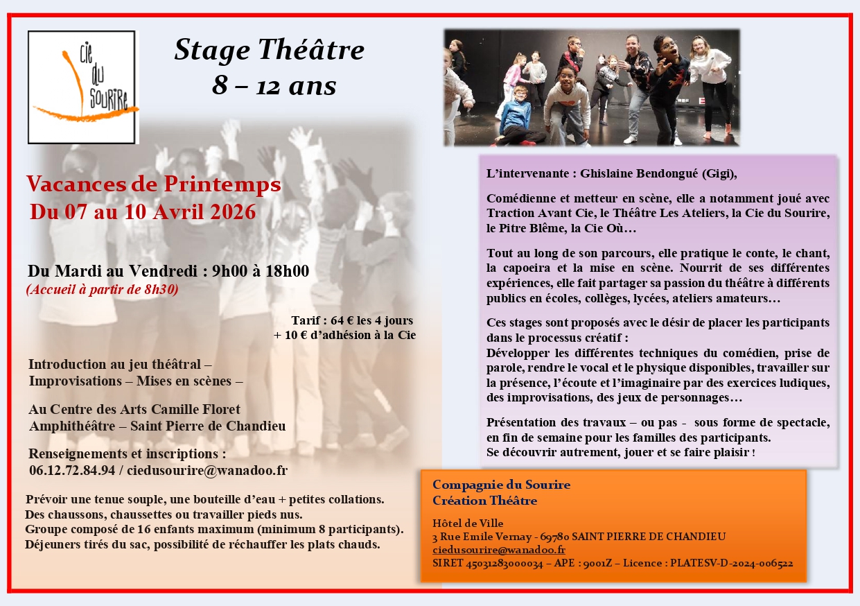 Stage théâtre