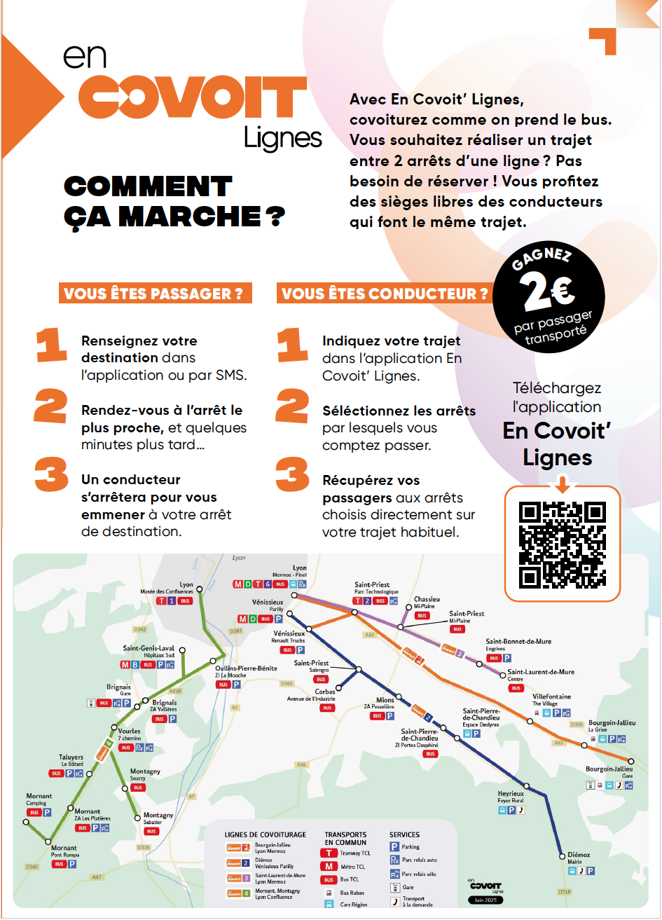 Nouveau service de covoiturage Lignes