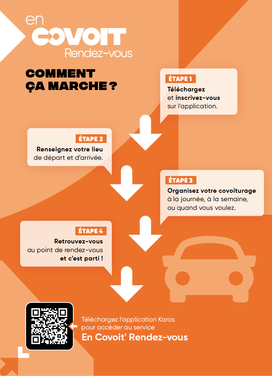 Nouveau service de covoiturage Rendez-vous