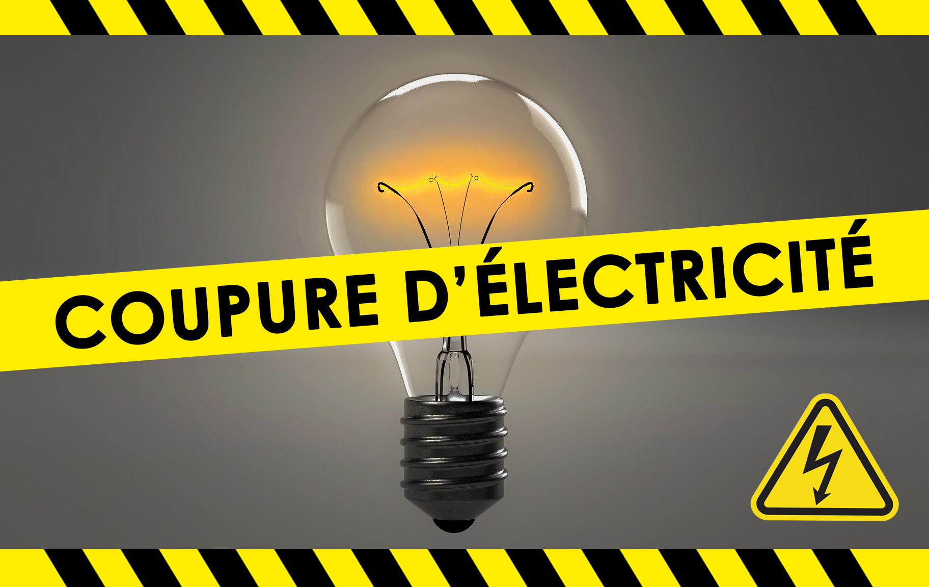 Coupure d'électricité 12/01/26